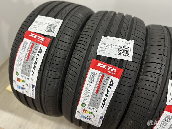 Zeta Alventi 245/35 R19 и 275/30 R19 105Y
