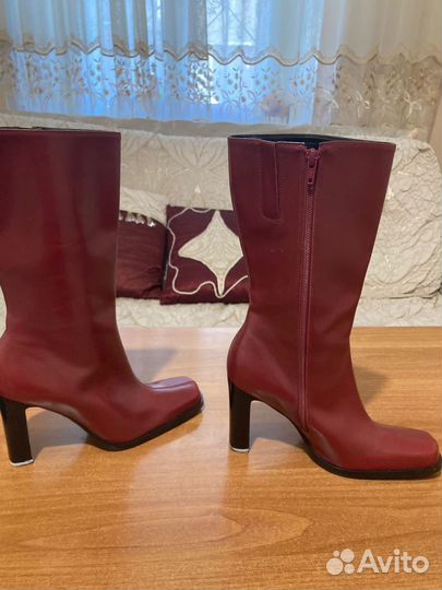 Сапоги женские Nine West натуральная кожа