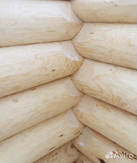 Дикий сруб ручная работа