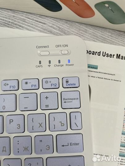 Беспроводная клавиатура и мышь (новая)