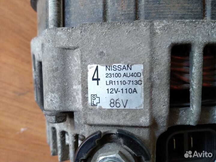 Генератор nissan 10 trail t31