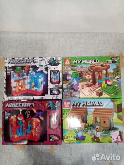 Лего майнкрафт реплика 177+ деталей