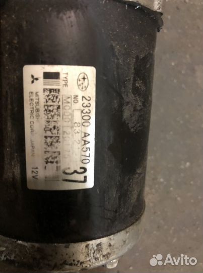 Subaru forester стартер 2008-2012г