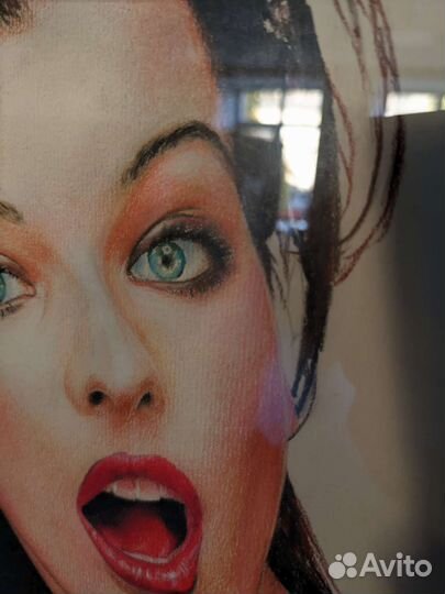 Картина, портрет, карандаши Мила Йолович