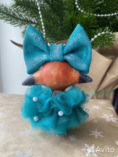 Елочная игрушка Лисёнок