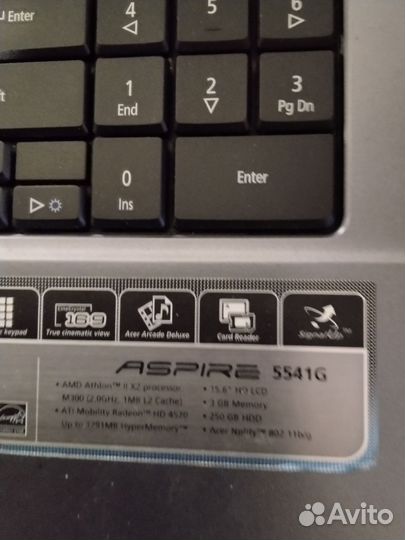 Ноутбук на запчасти