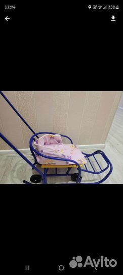 Коляска санки