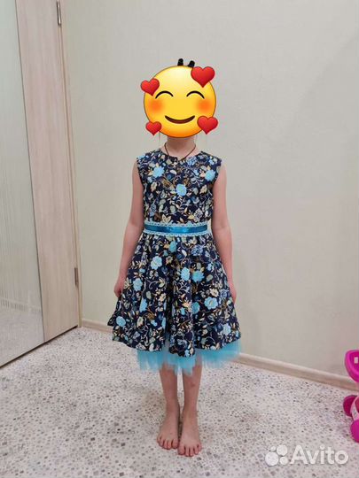 Праздничное платье для девочки 128 см