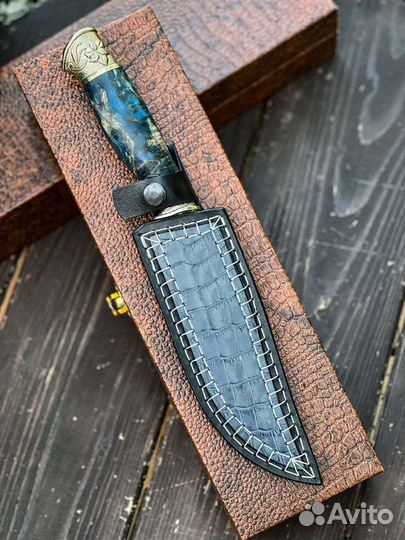 Нож из дамаски