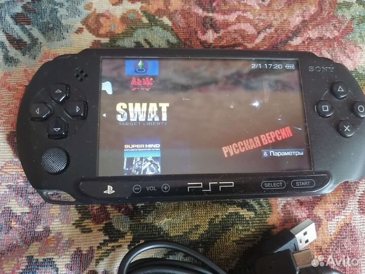 Sony PSP e1003 32/64GB игр200+ прошитая Доставка