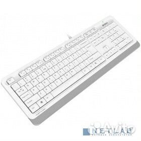 Клавиатура A-4Tech Fstyler FK10 white белый/серый