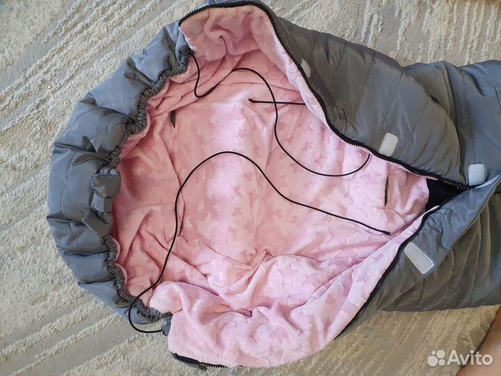 Зимний конверт в коляску