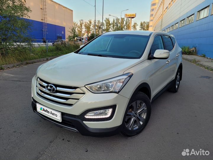 Hyundai Santa Fe 2.2 AT, 2013, 136 240 км