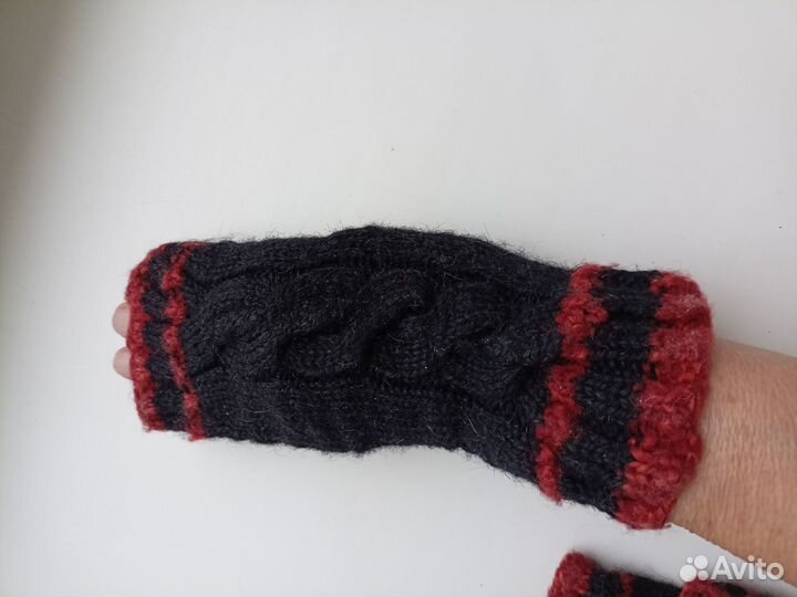 Митенки вязаные