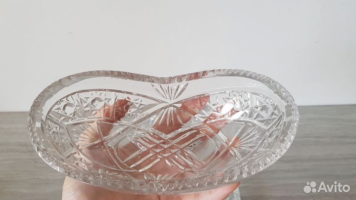 Салатник хрустальный