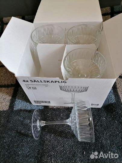 Бокалы для шампанского IKEA Сэлльскаплиг