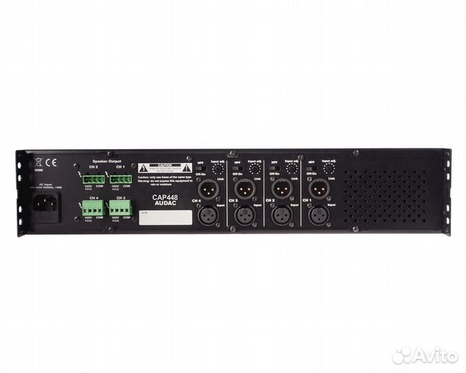 Трансляционный усилитель мощности Audac CAP448