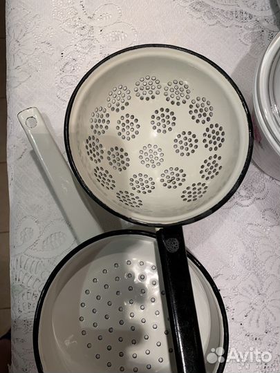 Кастрюля, казан, дуршлаг СССР