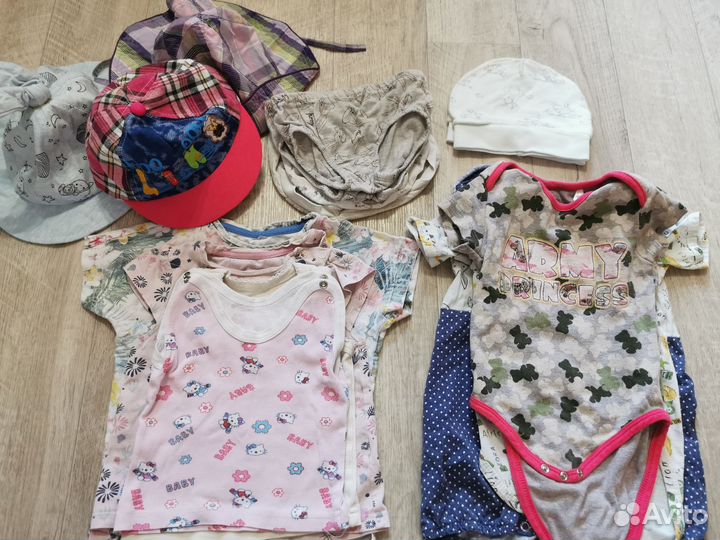 Детские вещи пакетом на девочку 56-74