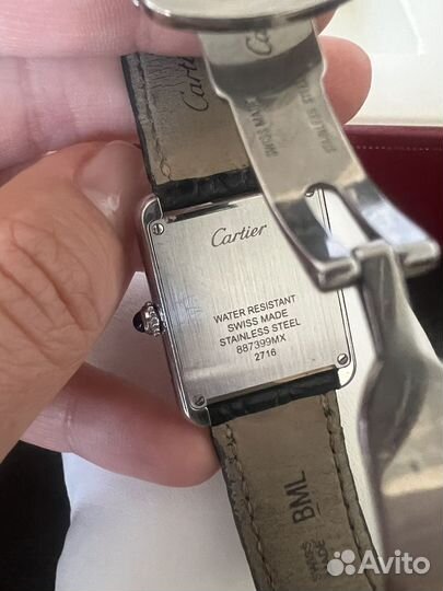 Женские часы Cartier Tank оригинал