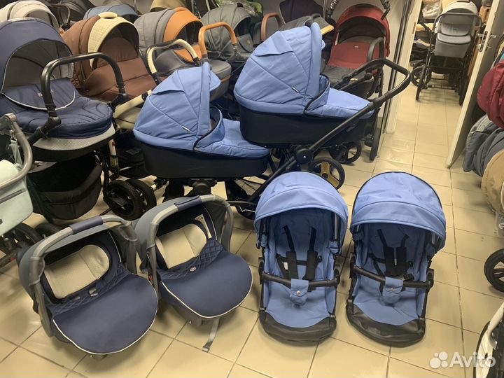 Коляска 3 в 1 bebetto 42 + авто 0-13