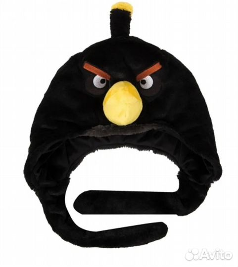 Шапка angry birds красная,черная для детей