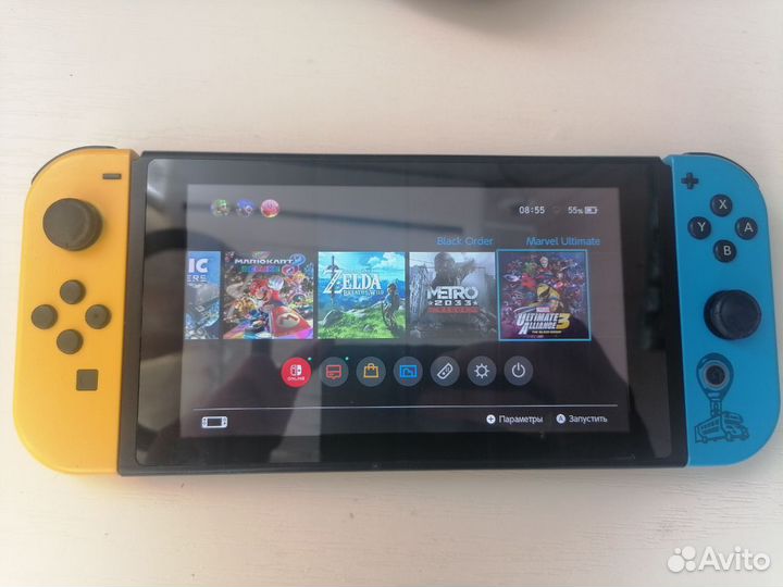 Прошитый Nintendo Switch Rev. 2 /160Gb/Много Игр