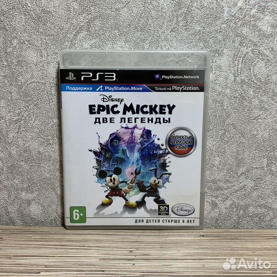 Epic Mickey Две Легенды (1-2Игрока) на PS3