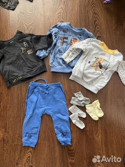 Пакет вещей на мальчика 74 80 размер