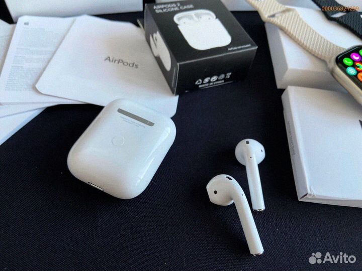 AirPods 2 + Apple watch 9 45mm (Комплект)