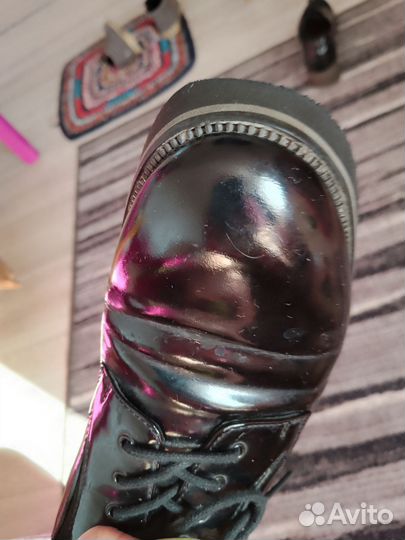 Ботинки кожа