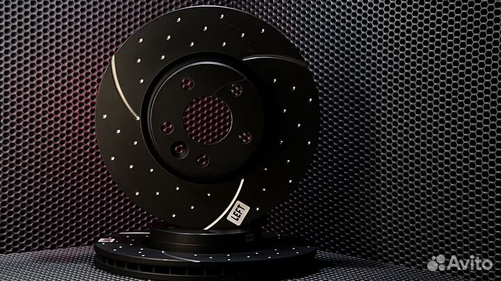 Диски тормозные Toyota Camry V40 с перфорацией