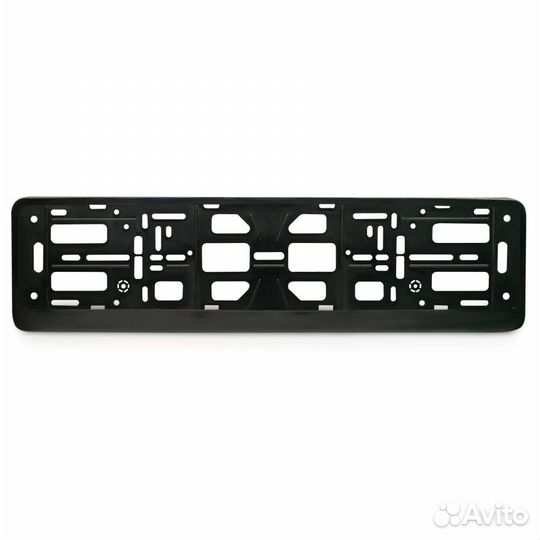 Рамка под номерной знак (чёрная) AVS RN-15