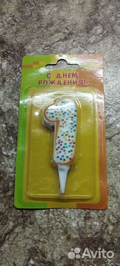 Свечка в торт