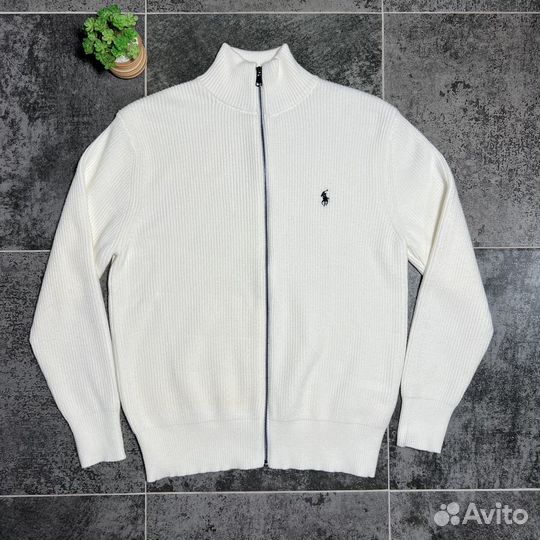 Кофта на молнии polo ralph lauren размеры 46 54