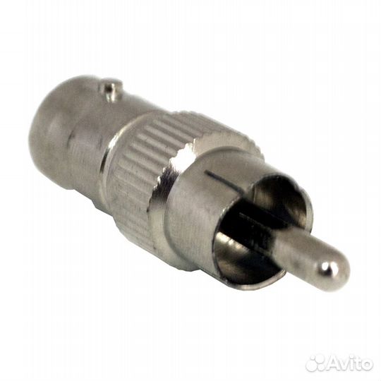 Переходник RCA тюльпан штекер на BNC гнездо