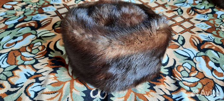 Шапка норковая женская бу