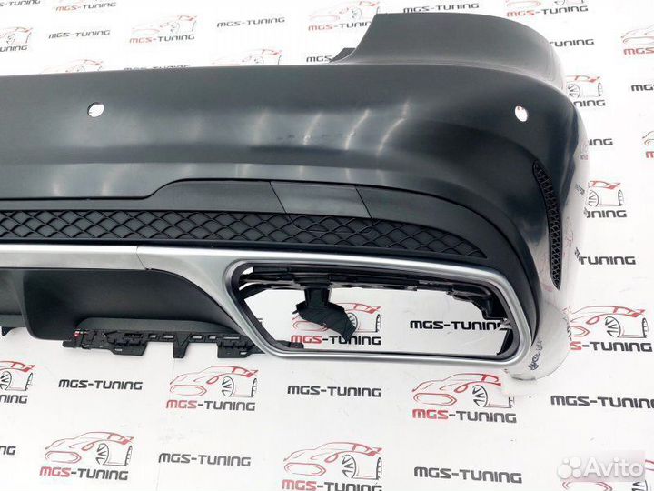 Бампер + диффузор стиль E63 рест E-class W212