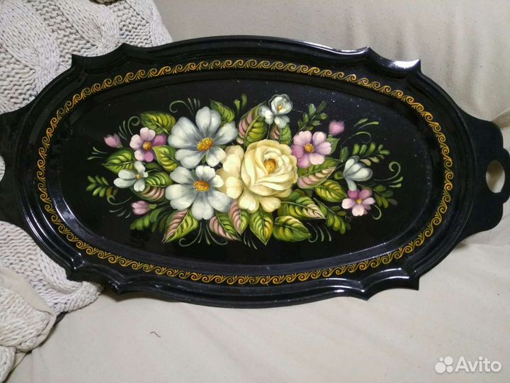 Поднос металлический