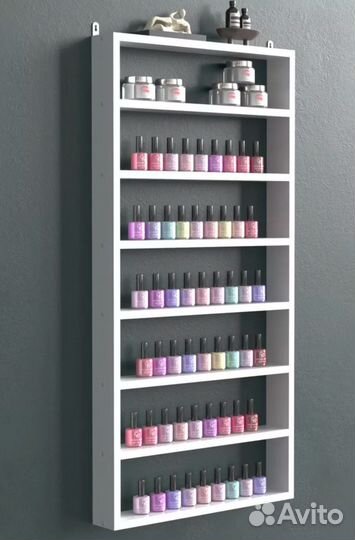 Полка настенная для гель лаков