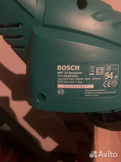 Триммер bosch easytrim