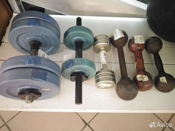 Гантели в ассортименте