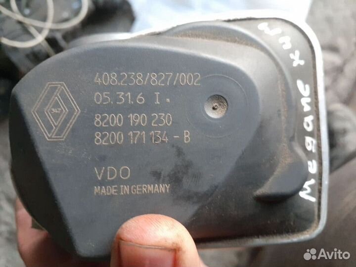 Дроссельная заслонка Renault Megane 2