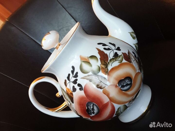 Чайник заварочный большой СССР фарфор