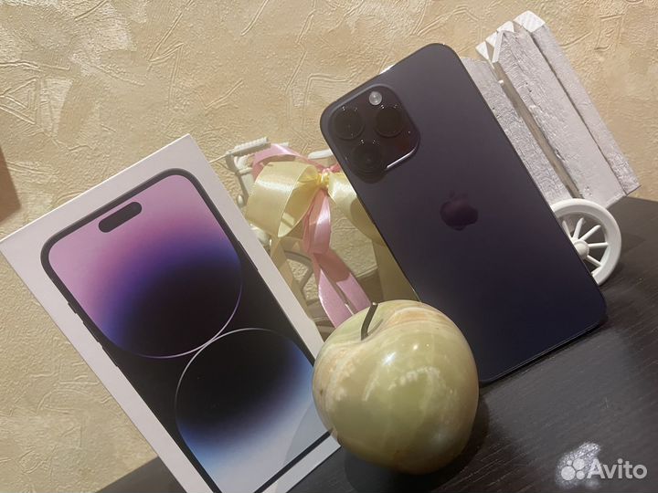 iPhone 14 pro MAX Deep Purple Идеал Ростест 128 гб