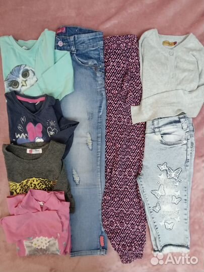 Одежда для девочки 7 лет пакет