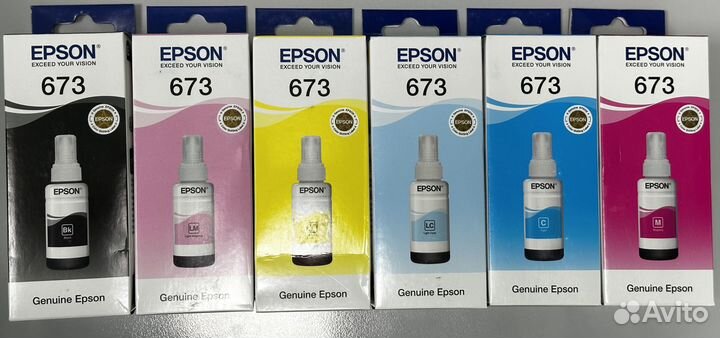 Оригинальные чернила комплект epson L800 L805