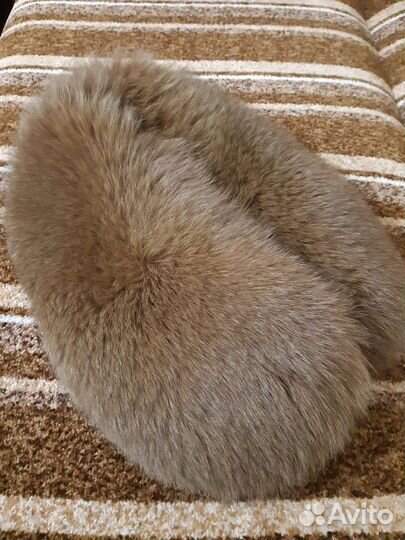 Меховой воротник песец
