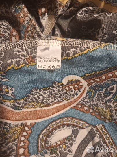 Платье трикотажное-асимметрия р.48-52