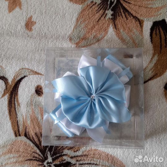 Бант для конверта на выписку